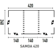 Avance Hinchable Samoa 4.20 metros